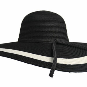 Large brim Floppy Hats black