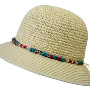 Sun Cloche Hats white
